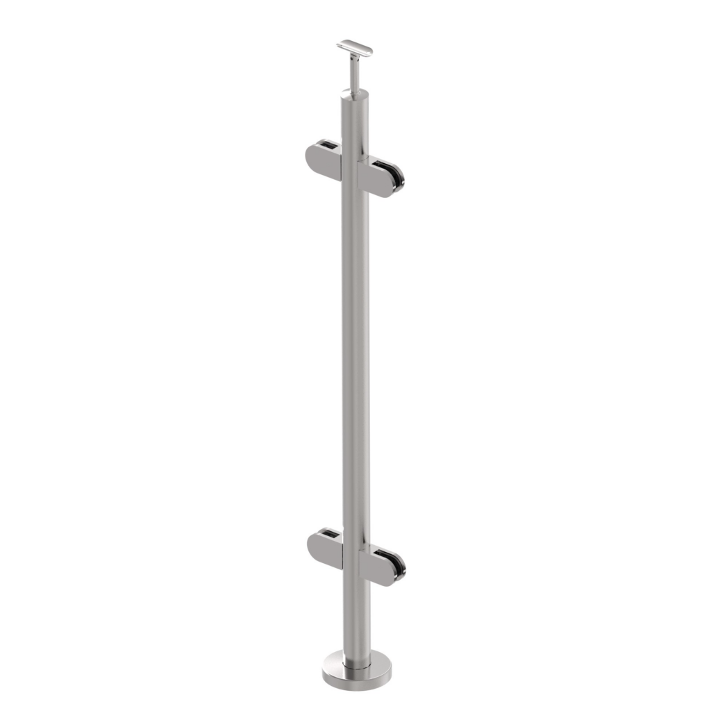 Mittelpfosten, Oberverankerung - grade AISI304, D4